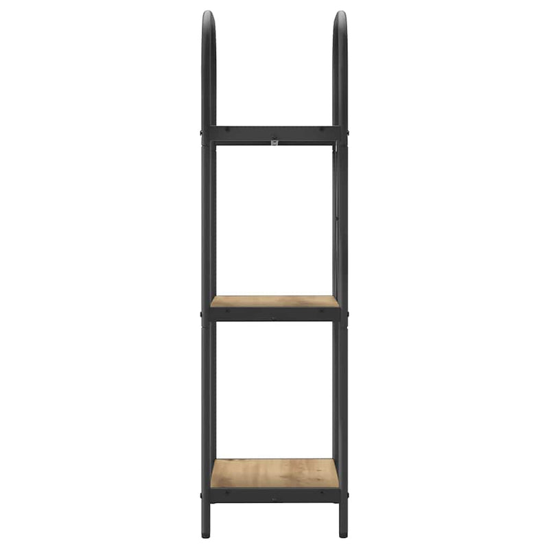 vidaXL Könyvespolc kézműves tölgy 40 x 30 x 109 cm Faanyag