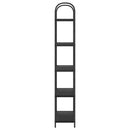 vidaXL Könyvespolc Musta tammi 80 x 30 x 183 cm Faanyag