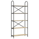 vidaXL Könyvespolc sonoma tölgy 80 x 30 x 183 cm Faanyag