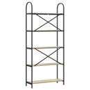 vidaXL Könyvespolc sonoma tölgy 80 x 30 x 183 cm Faanyag