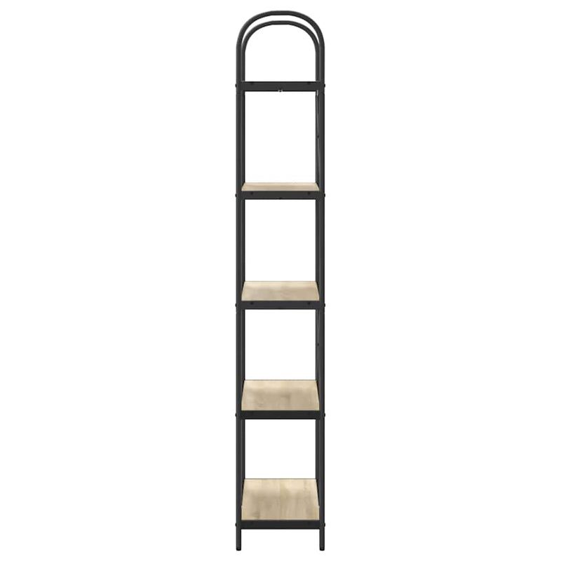 vidaXL Könyvespolc sonoma tölgy 80 x 30 x 183 cm Faanyag