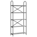 vidaXL Könyvespolc Szürke sonoma 80 x 30 x 183 cm Faanyag