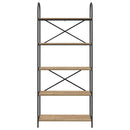 vidaXL Könyvespolc kézműves tölgy 80 x 30 x 183 cm Faanyag