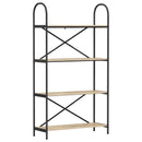 vidaXL Könyvespolc sonoma tölgy 80 x 30 x 146 cm Faanyag