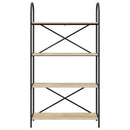 vidaXL Könyvespolc sonoma tölgy 80 x 30 x 146 cm Faanyag