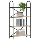 vidaXL Könyvespolc Sonoma tölgy 80 x 30 x 146 cm Faanyag