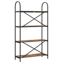 vidaXL Könyvespolc Füstölt tölgy 80 x 30 x 146 cm Faanyag