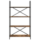 vidaXL Könyvespolc Füstölt tölgy 80 x 30 x 146 cm Faanyag