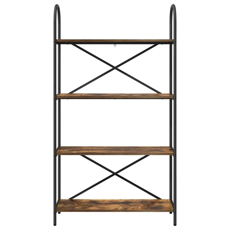 vidaXL Könyvespolc Füstölt tölgy 80 x 30 x 146 cm Faanyag