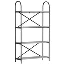 vidaXL Könyvespolc Szürke sonoma 80 x 30 x 146 cm Faanyag