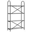 vidaXL Könyvespolc Szürke sonoma 80 x 30 x 146 cm Faanyag