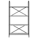 vidaXL Könyvespolc Szürke sonoma 80 x 30 x 146 cm Faanyag