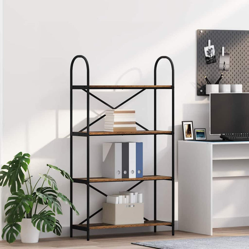 vidaXL Könyvespolc Régi fa 80 x 30 x 146 cm Faanyag