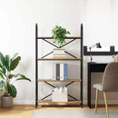 vidaXL Könyvespolc kézműves tölgy 80 x 30 x 146 cm Faanyag