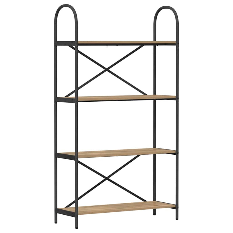 vidaXL Könyvespolc kézműves tölgy 80 x 30 x 146 cm Faanyag