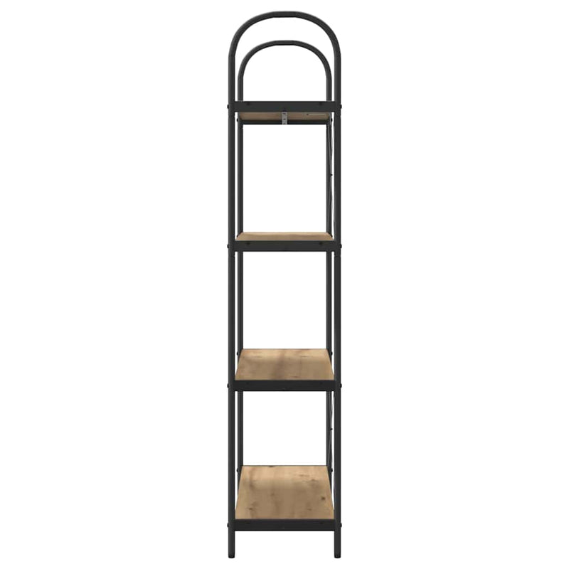 vidaXL Könyvespolc kézműves tölgy 80 x 30 x 146 cm Faanyag