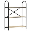 vidaXL Könyvespolc sonoma tölgy 80 x 30 x 109 cm Faanyag