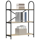 vidaXL Könyvespolc sonoma tölgy 80 x 30 x 109 cm Faanyag