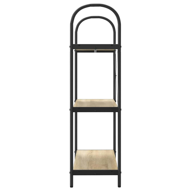 vidaXL Könyvespolc sonoma tölgy 80 x 30 x 109 cm Faanyag