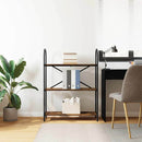 vidaXL Könyvespolc Füstölt tölgy 80 x 30 x 109 cm Faanyag