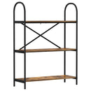 vidaXL Könyvespolc Füstölt tölgy 80 x 30 x 109 cm Faanyag