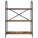 vidaXL Könyvespolc Füstölt tölgy 80 x 30 x 109 cm Faanyag
