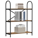 vidaXL Könyvespolc Füstölt tölgy 80 x 30 x 109 cm Faanyag