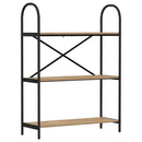 vidaXL Könyvespolc kézműves tölgy 80 x 30 x 109 cm Faanyag