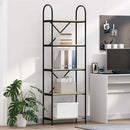 vidaXL Könyvespolc sonoma tölgy 60 x 30 x 183 cm Faanyag