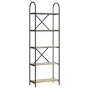 vidaXL Könyvespolc sonoma tölgy 60 x 30 x 183 cm Faanyag