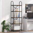 vidaXL Könyvespolc Füstölt tölgy 60 x 30 x 183 cm Faanyag