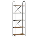 vidaXL Könyvespolc Füstölt tölgy 60 x 30 x 183 cm Faanyag