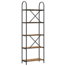 vidaXL Könyvespolc Füstölt tölgy 60 x 30 x 183 cm Faanyag