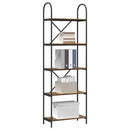 vidaXL Könyvespolc Füstölt tölgy 60 x 30 x 183 cm Faanyag