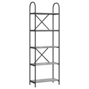 vidaXL Könyvespolc Szürke sonoma 60 x 30 x 183 cm Faanyag