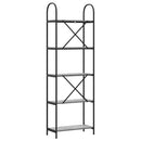 vidaXL Könyvespolc Szürke sonoma 60 x 30 x 183 cm Faanyag