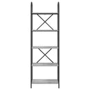 vidaXL Könyvespolc Szürke sonoma 60 x 30 x 183 cm Faanyag