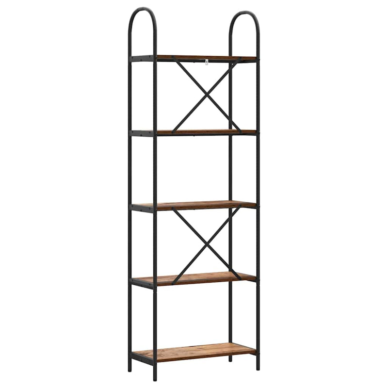 vidaXL Könyvespolc Régi fa 60 x 30 x 183 cm Faanyag