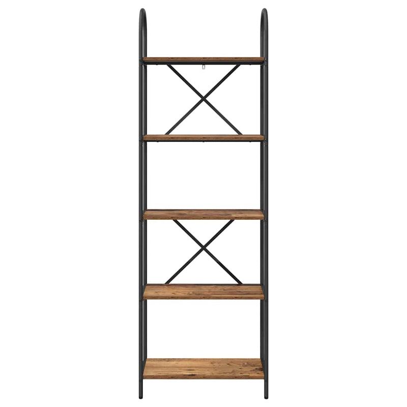 vidaXL Könyvespolc Régi fa 60 x 30 x 183 cm Faanyag