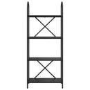 vidaXL Könyvespolc Fekete tölgy 60 x 30 x 146 cm Faanyag