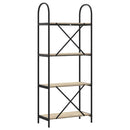 vidaXL Könyvespolc sonoma tölgy 60 x 30 x 146 cm Faanyag