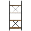 vidaXL Könyvespolc Füstölt tölgy 60 x 30 x 146 cm Faanyag