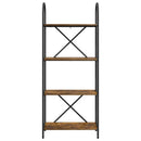 vidaXL Könyvespolc Füstölt tölgy 60 x 30 x 146 cm Faanyag