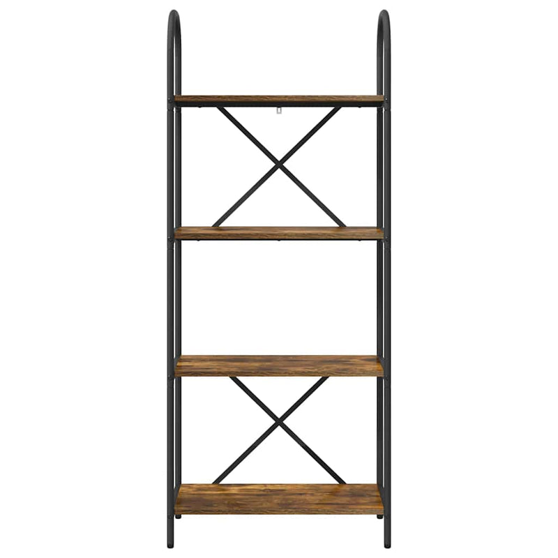 vidaXL Könyvespolc Füstölt tölgy 60 x 30 x 146 cm Faanyag