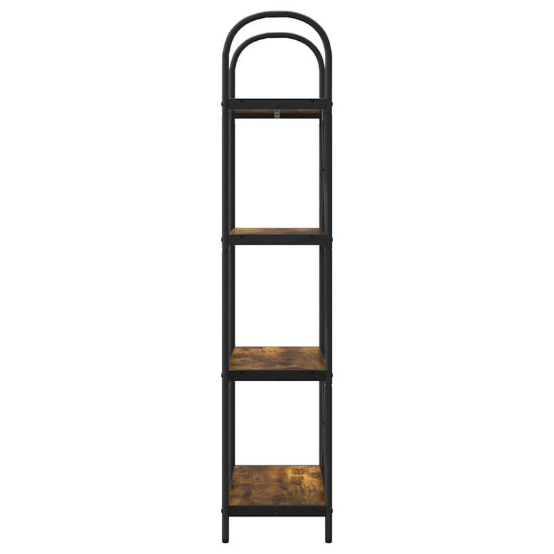 vidaXL Könyvespolc Füstölt tölgy 60 x 30 x 146 cm Faanyag