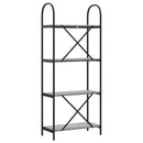 vidaXL Könyvespolc Szürke sonoma 60 x 30 x 146 cm Faanyag