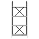 vidaXL Könyvespolc Szürke sonoma 60 x 30 x 146 cm Faanyag