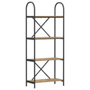 vidaXL Könyvespolc kézműves tölgy 60 x 30 x 146 cm Faanyag