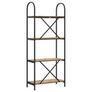 vidaXL Könyvespolc kézműves tölgy 60 x 30 x 146 cm Faanyag