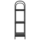 vidaXL Könyvespolc Musta tammi 60 x 30 x 109 cm Faanyag